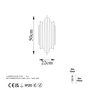 Opviq Reis - 13340 Aplique de Pared Negro